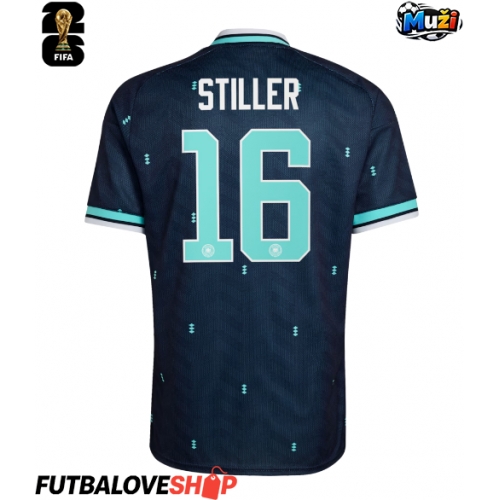 Dres Nemecko Angelo Stiller #16 Preč MS 2026 Krátky Rukáv